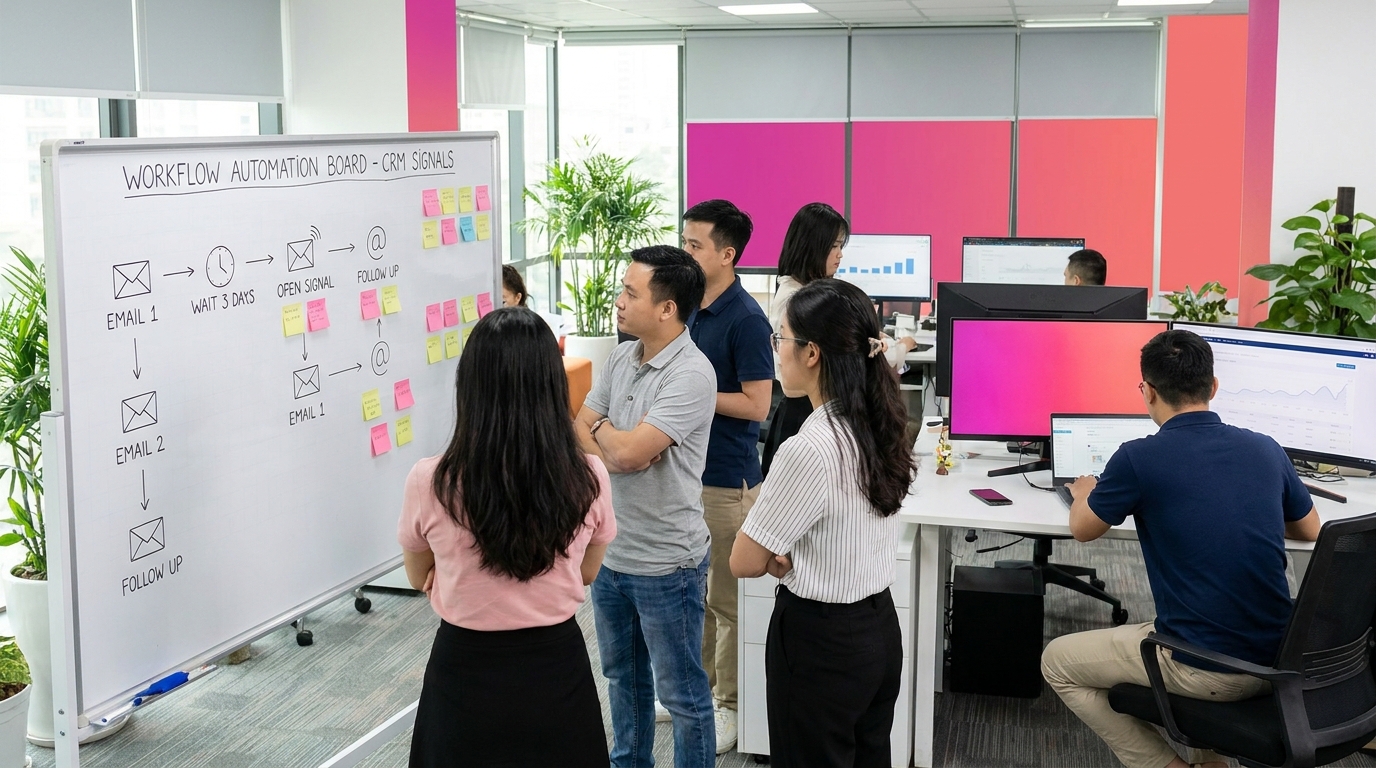 Minh họa drip campaign best practices cho SME Việt trong quy trình vận hành 2026