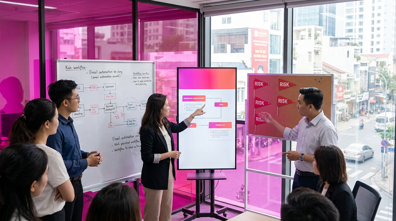 Minh họa drip campaign best practices cho SME Việt trong quy trình vận hành 2026