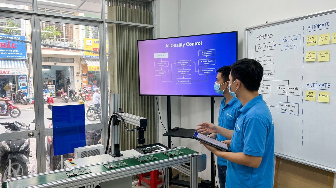 Minh họa ai cho quality control sme cho SME Việt trong quy trình vận hành 2026