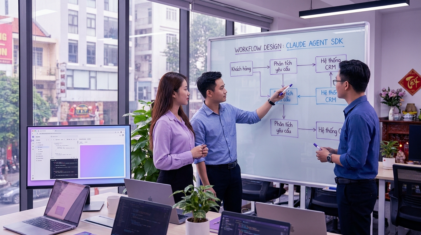 Minh họa claude agent sdk giúp sme build agent đầu tiên thế nào? trong build ai agent claude agent sdk