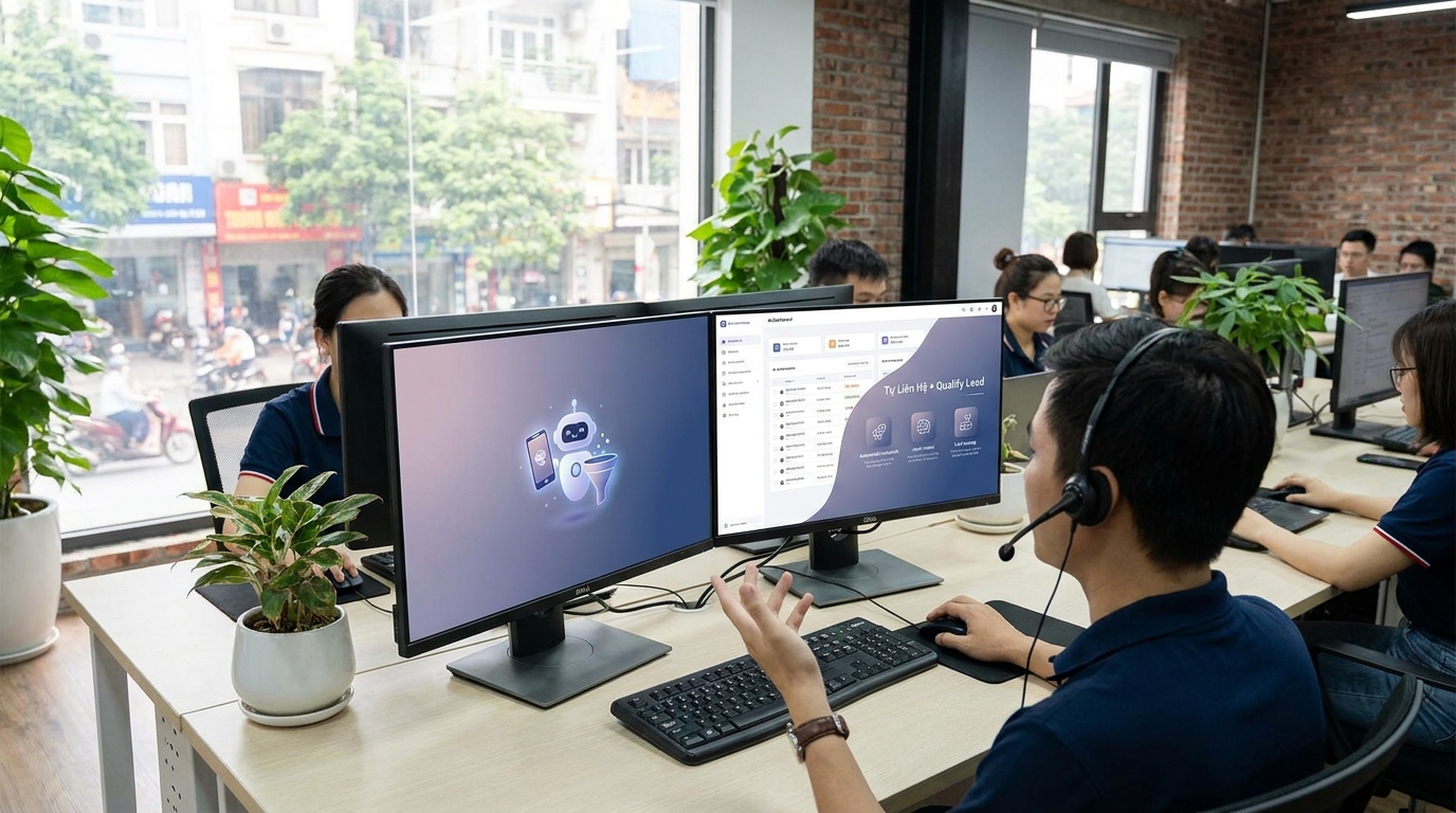 Minh họa dữ liệu nào cần chuẩn bị trước khi chạy lead scoring? trong ai sales agent qualify lead