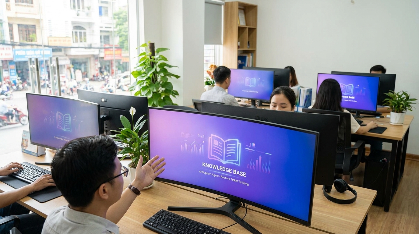 Minh họa dữ liệu nào cần chuẩn bị trước khi chạy triage? trong ai support agent resolve ticket