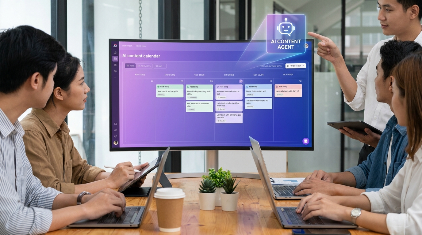 Minh họa dữ liệu nào cần chuẩn bị trước khi chạy brief? trong ai marketing agent tu viet content