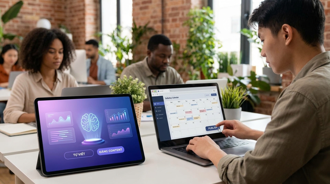 Minh họa khi nào cần human in the loop cho approval? trong ai marketing agent tu viet content