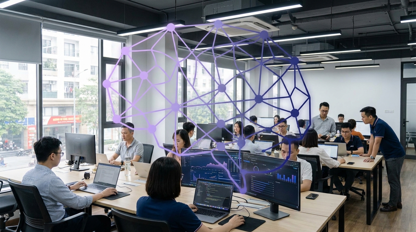 Minh họa tổng quan ai agent memory persistent cho SME Việt