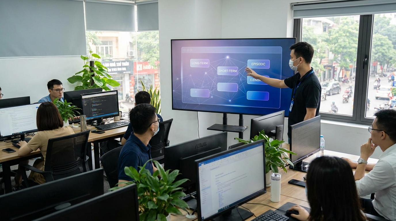 Minh họa ai agent memory giúp giữ persistent state ra sao? trong ai agent memory persistent