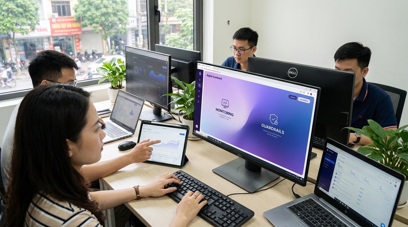 Minh họa khi nào cần human in the loop cho red team? trong ai agent safety guardrails hitl