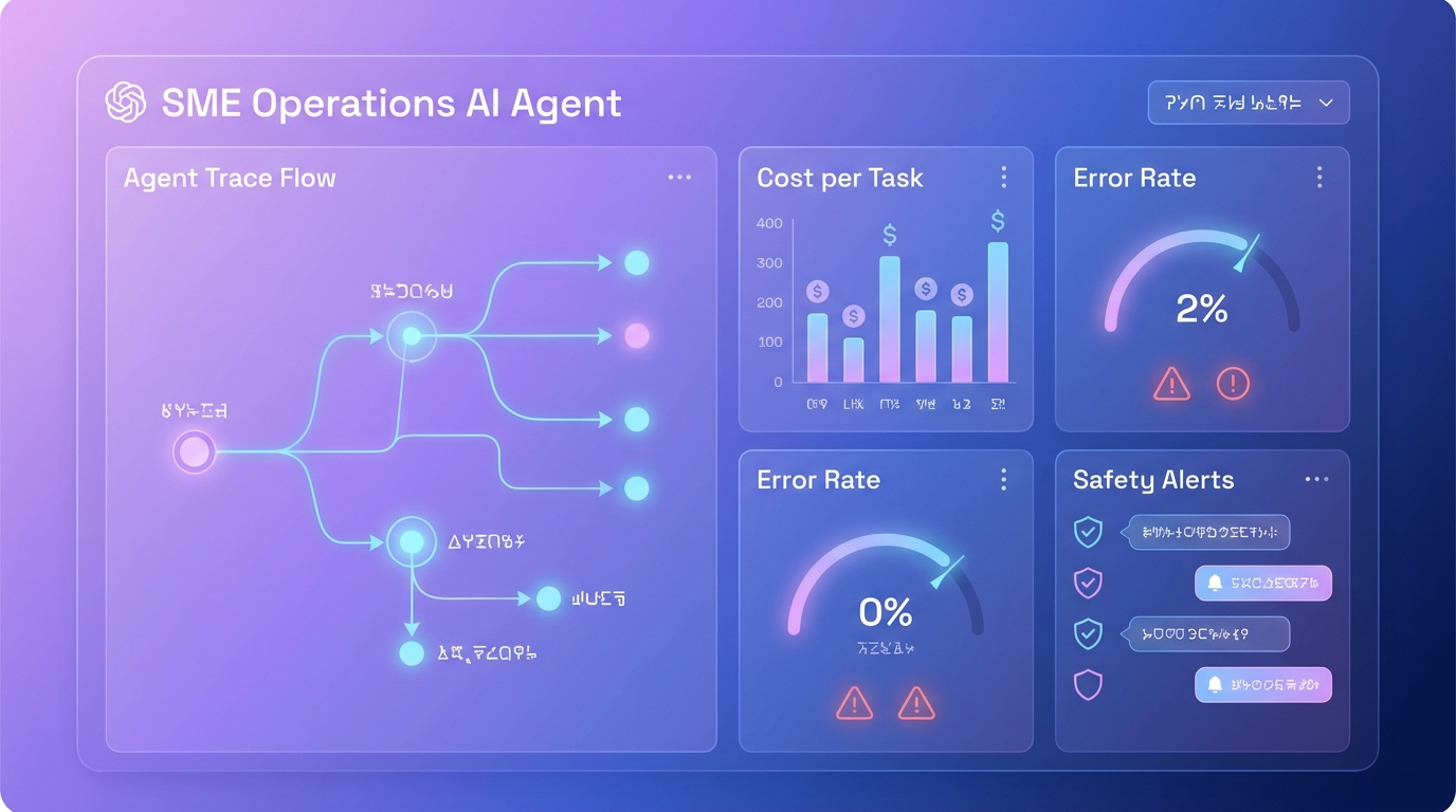 Minh họa guardrail và human review trong AI agent production